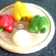 Peppers, onion and garlic