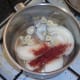 Sauteing onion, garlic and paprika