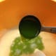 Add pandan juice into the mixture.