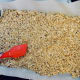 After mixing in the spices, pour out onto a cookie sheet lined with parchment.