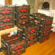 Here are our 400 pounds of tomatoes, waiting to be processed.