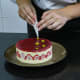 Decorating the strawberry shortcake (Step 21).