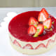 Gluten-free and lactose-free strawberry shortcake. Finished!
