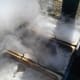 The sap is boiling and evaporating nicely.