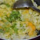 Add chopped fresh coriander leaves. Saute for a few seconds or until the mixture in the pan blends well with the spices. Turn off the heat.
