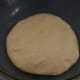 (Step 1) The bread dough after it has been kneaded.
