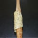 Immediately, wrap it around a rolling pin as shown above. Remove once you get the desired shape.