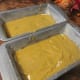 Batter in pans with the second layers