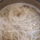 Add noodles to the boiling water and cook the noodles according to the instructions on the package. (I cooked it for 1-2 minutes over medium flame till al dente.)