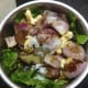 Add fried onion-garlic-cashew mixture, salt, and pepper powder.