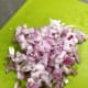 Chopped shallots.