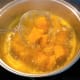 Transfer the pot onto the stove over high heat. Boil the pumpkin until it is soft.