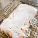 Let the lemon glaze set for 30-45 minutes.