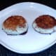 Potato cakes on serving plate