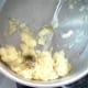 Dried mint is added to mash