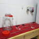 Rack: Sanitize carboy, airlock, bung, and siphon.