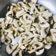 Sauté the mushrooms with the salt in the heated avocado oil over medium heat for about 4-5 minutes, or until they are cooked through.
