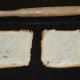 Step two: Roll the bread to make it thin and flat.