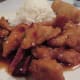 Chicken with orange peel