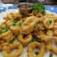 Fried calamari, crispy and delicious with a sweet and spicy dipping sauce