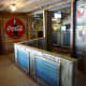 Menu board is on the right with a counter where orders are placed