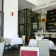 Looking towards the bar and wine storage area