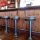 Bar stools and lunch counter