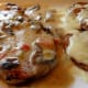 Pollo con champignons