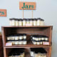 Empty glass jars