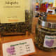 Crushed jalapenos for sale in different sized containers