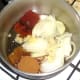 Onions and spices ready for sauteing