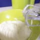 Whip the egg whites and cream of tartar.