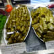 Deli department . . . we love those stuffed grape leaves!