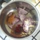 Onion, garlic and spices for curry sauce