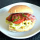 BLT with turmeric mashed egg is ready to serve