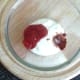 Basic chilli sauce ingredients are combined in a bowl