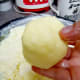 Collect the blobs of butter.