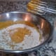 Gradually blend the dry ingredients into the wet ingredients until well blended.