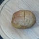 Baked and cut potato