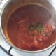 Mint is added to curry sauce