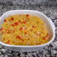 Pour the mixture into a casserole dish.