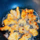 Cook until the pieces turn golden brown.