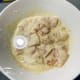 Cover the bowl with cling wrap and let it sit in the fridge for 1 hour before frying.