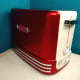 Retro toaster. Note the racing stripes and plastic decal.