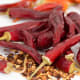 Dried red chilies