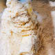 Combine the flour and butter into the yeast mixture.