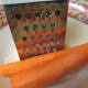 Two carrots ready to be grated