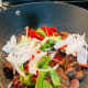 Stir in all the vegetables and let them cook for about 2 minutes.