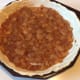 Apple cinnamon mixture spread on the filo pastry