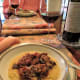 Served over polenta
